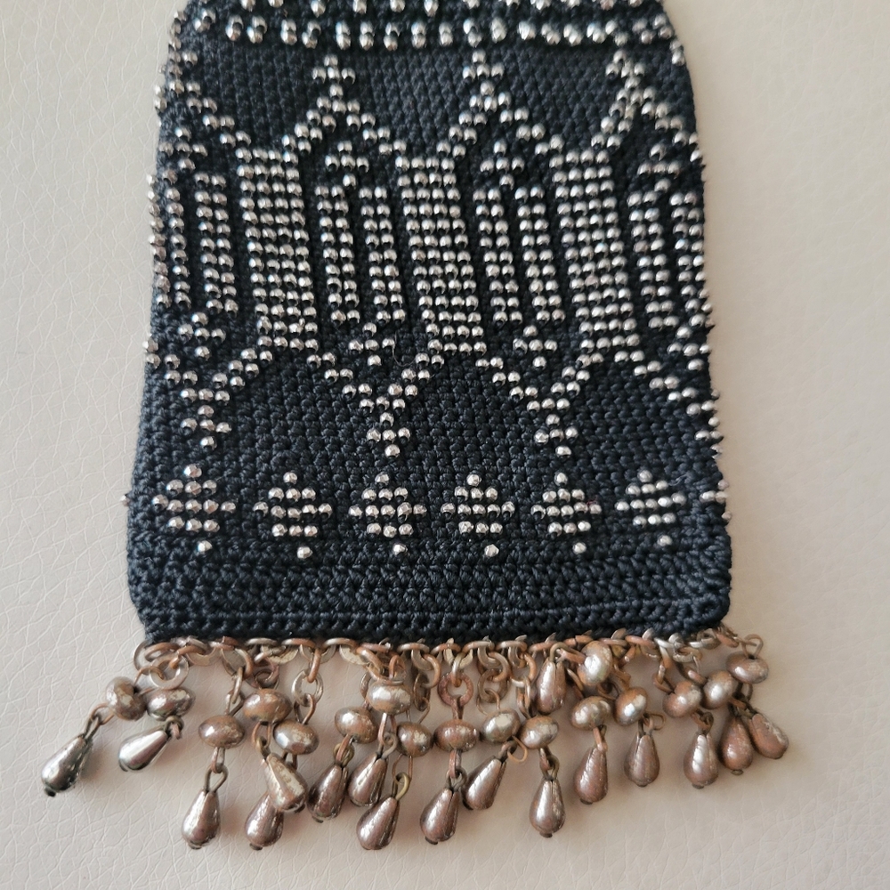 Vintage Miser's Purse Beggar's ~ Antique ? ~ Victorian ? ~ Pretty! - Picture 3 of 16